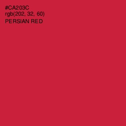 #CA203C - Persian Red Color Image