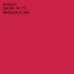 #CA2247 - Maroon Flush Color Image