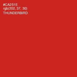 #CA251E - Thunderbird Color Image