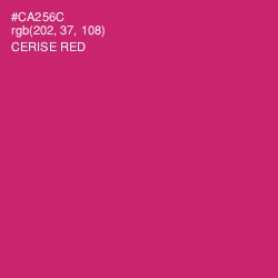 #CA256C - Cerise Red Color Image