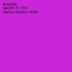 #CA25D8 - Razzle Dazzle Rose Color Image