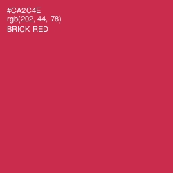 #CA2C4E - Brick Red Color Image