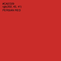 #CA2D29 - Persian Red Color Image