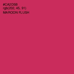 #CA2D5B - Maroon Flush Color Image