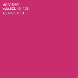 #CA2D6D - Cerise Red Color Image