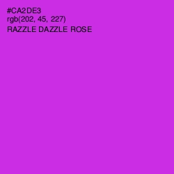 #CA2DE3 - Razzle Dazzle Rose Color Image