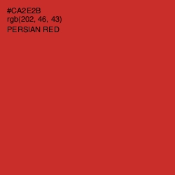 #CA2E2B - Persian Red Color Image