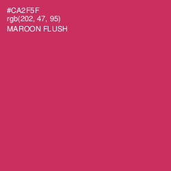#CA2F5F - Maroon Flush Color Image