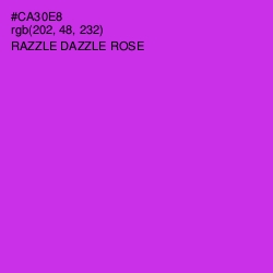 #CA30E8 - Razzle Dazzle Rose Color Image