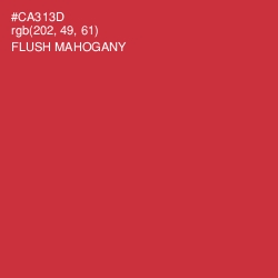 #CA313D - Flush Mahogany Color Image