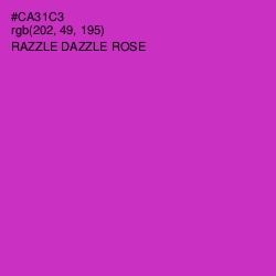 #CA31C3 - Razzle Dazzle Rose Color Image