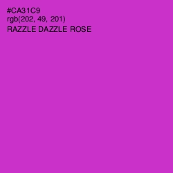 #CA31C9 - Razzle Dazzle Rose Color Image