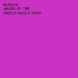 #CA32C6 - Razzle Dazzle Rose Color Image