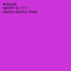 #CA34D9 - Razzle Dazzle Rose Color Image