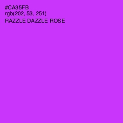 #CA35FB - Razzle Dazzle Rose Color Image