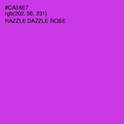 #CA38E7 - Razzle Dazzle Rose Color Image