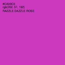 #CA39C0 - Razzle Dazzle Rose Color Image