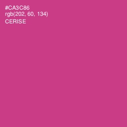 #CA3C86 - Cerise Color Image
