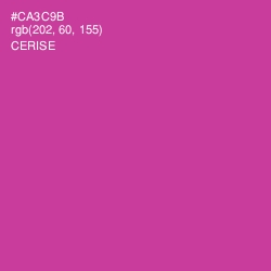 #CA3C9B - Cerise Color Image