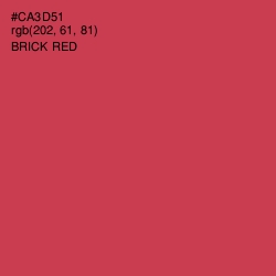 #CA3D51 - Brick Red Color Image