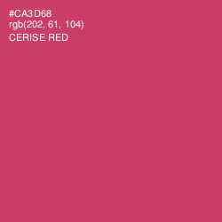 #CA3D68 - Cerise Red Color Image