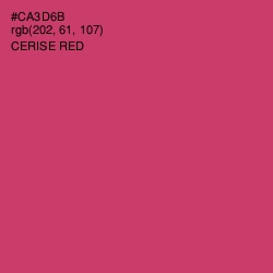 #CA3D6B - Cerise Red Color Image