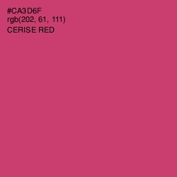 #CA3D6F - Cerise Red Color Image