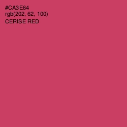 #CA3E64 - Cerise Red Color Image