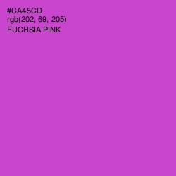 #CA45CD - Fuchsia Pink Color Image