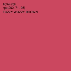 #CA475F - Fuzzy Wuzzy Brown Color Image