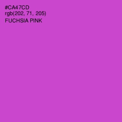 #CA47CD - Fuchsia Pink Color Image