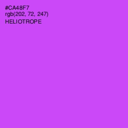 #CA48F7 - Heliotrope Color Image
