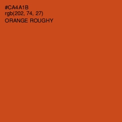 #CA4A1B - Orange Roughy Color Image