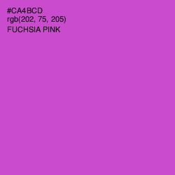 #CA4BCD - Fuchsia Pink Color Image