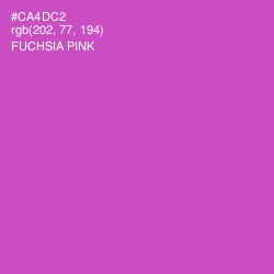 #CA4DC2 - Fuchsia Pink Color Image