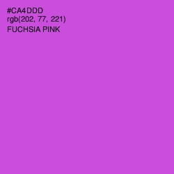 #CA4DDD - Fuchsia Pink Color Image