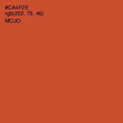 #CA4F2E - Mojo Color Image