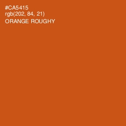 #CA5415 - Orange Roughy Color Image