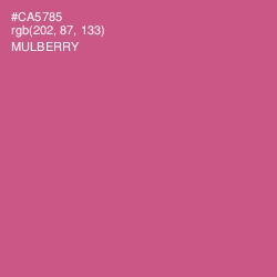 #CA5785 - Mulberry Color Image