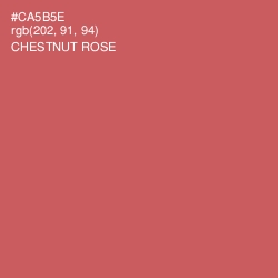 #CA5B5E - Chestnut Rose Color Image
