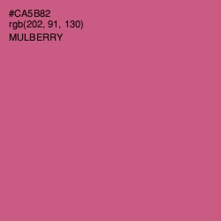 #CA5B82 - Mulberry Color Image