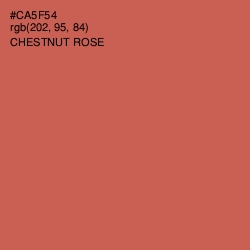 #CA5F54 - Chestnut Rose Color Image