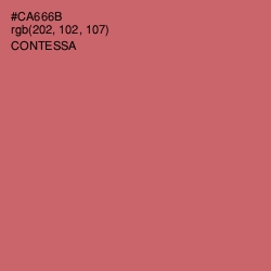 #CA666B - Contessa Color Image
