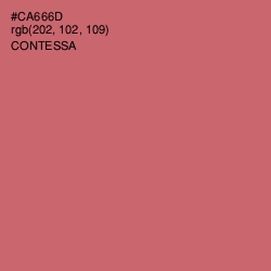 #CA666D - Contessa Color Image