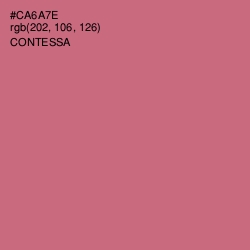 #CA6A7E - Contessa Color Image