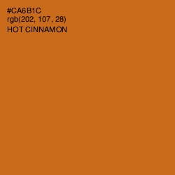 #CA6B1C - Hot Cinnamon Color Image