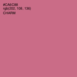 #CA6C88 - Charm Color Image