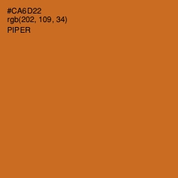 #CA6D22 - Piper Color Image