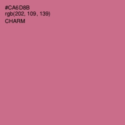 #CA6D8B - Charm Color Image