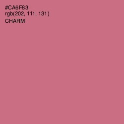 #CA6F83 - Charm Color Image